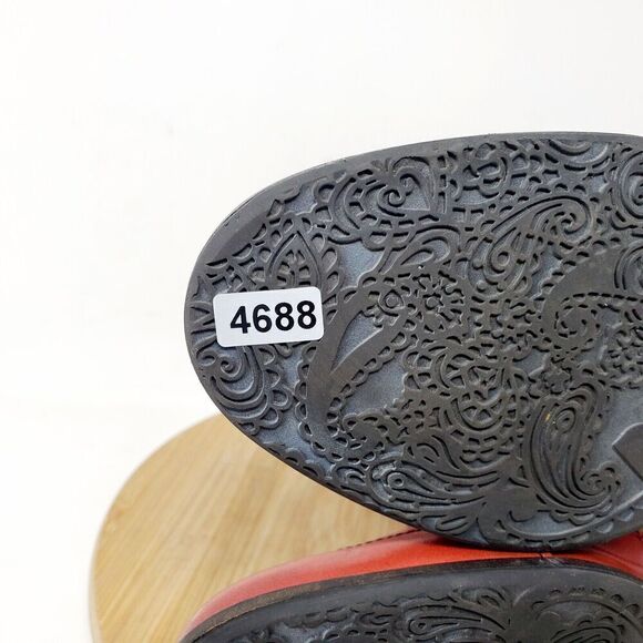 DKODE Boots Women 37 VYLMA Tall Leather Steampunk Lagenlook Boho Colorful Shoes - Picture 15 of 15